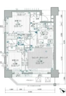 東京都千代田区内神田3丁目【マンション】の間取り