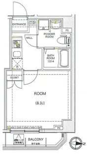東京都足立区東綾瀬1丁目【マンション】の間取り