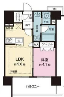 東京都台東区東上野5丁目【マンション】の間取り