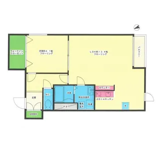 東京都荒川区西尾久4丁目【マンション】の間取り
