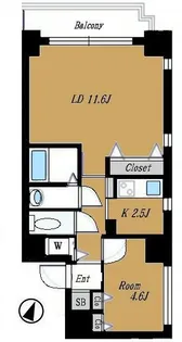 東京都千代田区岩本町2丁目【マンション】の間取り