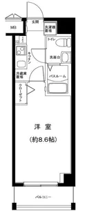 東京都足立区谷中1丁目【マンション】の間取り