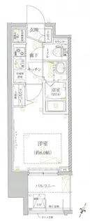 東京都港区芝浦1丁目【マンション】の間取り