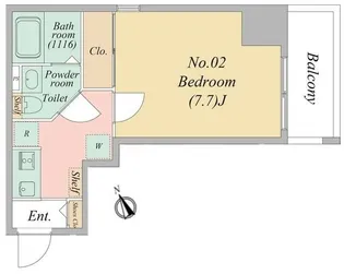 東京都足立区千住仲町【マンション】の間取り