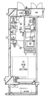 東京都台東区千束3丁目【マンション】の間取り