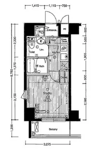 東京都江東区森下3丁目【マンション】の間取り