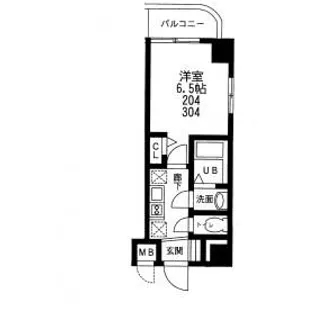 Cuore nezu Due(クオーレネヅドゥーエ)【3階】の間取り