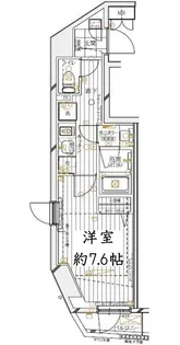 東京都新宿区若葉2丁目【マンション】の間取り
