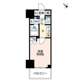 東京都北区王子2丁目【マンション】の間取り
