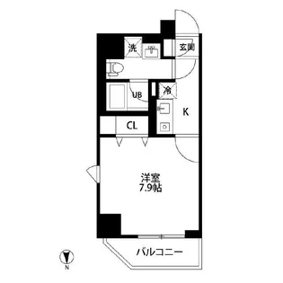 東京都北区東田端2丁目【マンション】の間取り