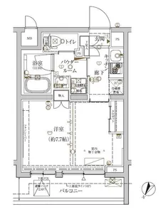 東京都新宿区北新宿1丁目【マンション】の間取り