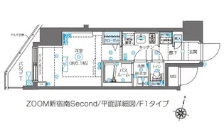 東京都渋谷区千駄ヶ谷5丁目【マンション】の間取り