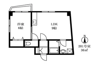 東京都品川区平塚3丁目【マンション】の間取り