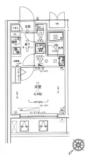 東京都渋谷区本町4丁目【マンション】の間取り