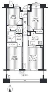 東京都江東区南砂1丁目【マンション】の間取り