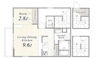 東京都新宿区四谷坂町【マンション】の間取り
