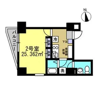 東京都新宿区北新宿4丁目【マンション】の間取り