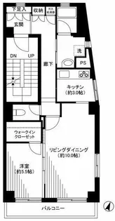 東京都荒川区東日暮里1丁目【マンション】の間取り
