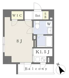 東京都渋谷区円山町【マンション】の間取り