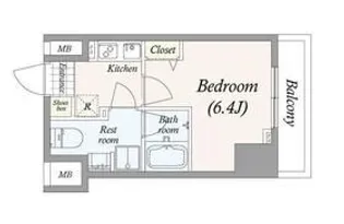 東京都北区滝野川5丁目【マンション】の間取り