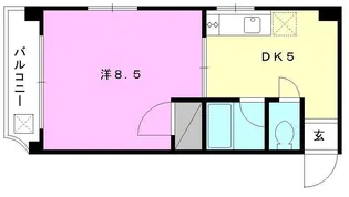 レーベンイケダ第3 ビル【302号室】の間取り