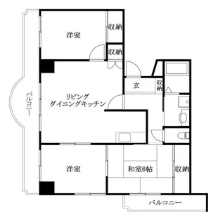 ランドマーク一番町【901号室】の間取り