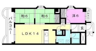 ラ ルミエール【301号室】の間取り