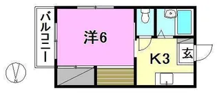 メゾン伏木【301号室】の間取り