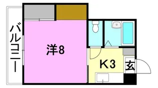 メゾン伏木【303号室】の間取り