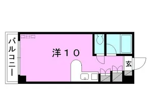 メゾン古町【202号室】の間取り