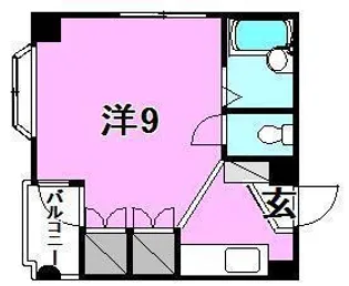 メゾン森田【201号室】の間取り