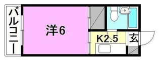 メゾンド井上【303号室】の間取り