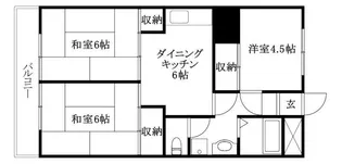 メゾンハイツ西山【503号室】の間取り