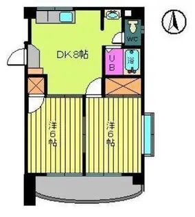 メニティー束本【301号室】の間取り