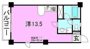 ベルハイム38【103号室】の間取り
