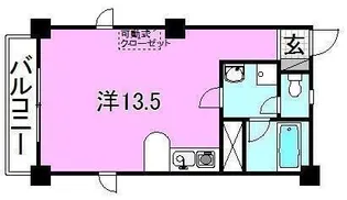 ベルハイム38【207号室】の間取り