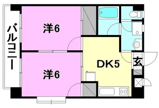 オックスフォードサーカス高岡【403号室】の間取り