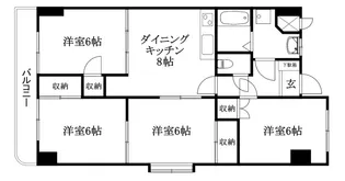 ビッグウエスト2【502号室】の間取り