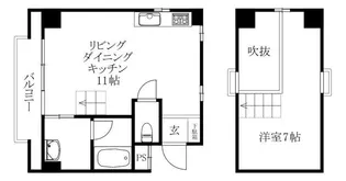 ビームス【503号室】の間取り