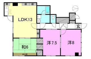 ハイツキジヤ【101号室】の間取り