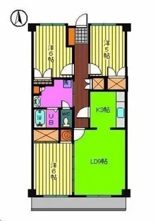 グランドール小坂【705号室】の間取り