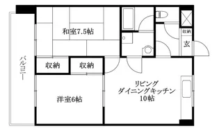 第7ゴトービル【207号室】の間取り