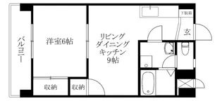 第五中村ビル【702号室】の間取り