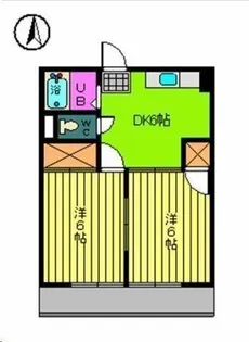 第13杉フラット【403号室】の間取り