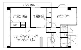 竹乃井ビル【601号室】の間取り