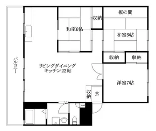 仙波マンション【3-C号室】の間取り