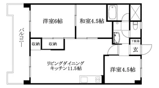 スカイピア保免【503号室】の間取り