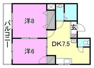 眞和ビル【403号室】の間取り