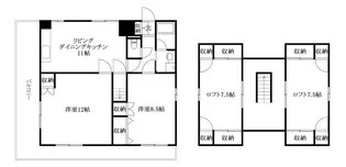 近藤マンション【4-C号室】の間取り