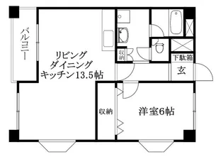 ピュアヒルズコート【101号室】の間取り
